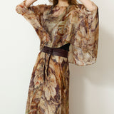 MARSIGLIA | Silk Cape with Digital Print