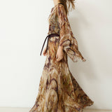 MARSIGLIA | Silk Cape with Digital Print