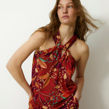 LOLA | Red Floral Top