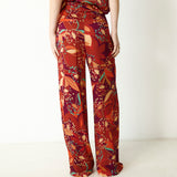 JOHANA | Red Floral Trousers