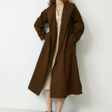 OFELIA | Brown Cotton Trench Coat