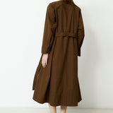OFELIA | Brown Cotton Trench Coat