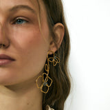 DAISY | Gold-Plated Statement Floral Earrings