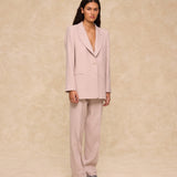 Florence | Tailored Beige Wool-Blend Blazer