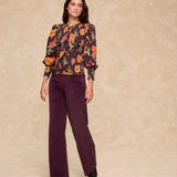SCARLET | Multi Floral Cotton Blouse