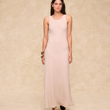 MAR | Beige Textured Maxi Dress