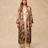 CIANITA | Gold Multi Embroidered Kimono
