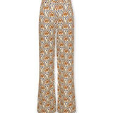 CONNIE | Printed Cotton Wide Leg Trousers