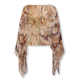 MARSIGLIA | Silk Cape with Digital Print