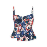 PETAL HAZE | Blue Italian Cotton Top