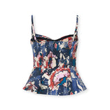 PETAL HAZE | Blue Italian Cotton Top