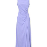 MASSIMA | Lilac Italian Fabric Long Dress