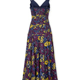 MORRIS | Blue Cotton Floral Dress