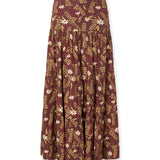 MARY | Printed Cotton Long Skirt