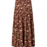 MARY | Printed Cotton Long Skirt