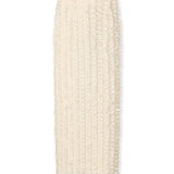 RICAMO | Ecru Textured Midi Skirt