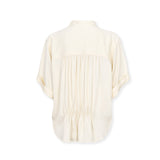 THYSSEN | Ecru Lightweight Cupro Blouse