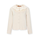 KORE | Ruffle Collar Overshirt
