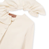 KORE | Ruffle Collar Overshirt
