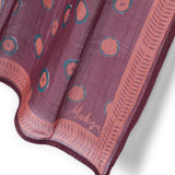 WATER DOTS | Burgundy Scarf