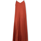 ELSIE | Paprika Asymmetric Midi Dress