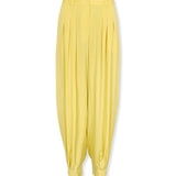 LEOPOLDA | 100% Silk Yellow Trousers