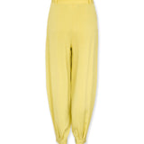 LEOPOLDA | 100% Silk Yellow Trousers