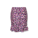 MARIETA | Magenta Abstract Floral Skirt