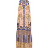 CHELSEA | Vestido bordado a mano con escote halter