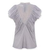 LUKA | Light Blue Cotton Blouse