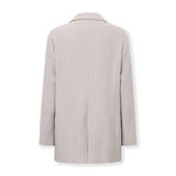 Florence | Tailored Beige Wool-Blend Blazer