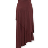GINEVRA | Natural Silk Skirt with Fluid Drape