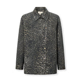 OLIVIA | Leopard Printed Cotton Jacket