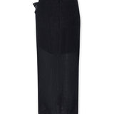 CATALINA | Black Italian Linen Skirt