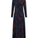 TANA | Vestido midi con estampado floral