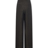 ROMINA | Top de color negro de lino 100%