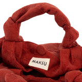 GYOSA | Jacquard Red Handbag
