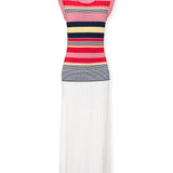 UDUKU | Vestido de punto plisado multicolor