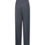 GIOVANA | Dark Grey Wool-Blend Tailored Trousers