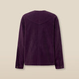 MILENKA | Aubergine Cotton Corduroy Jacket