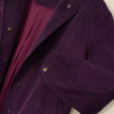 MILENKA | Aubergine Cotton Corduroy Jacket