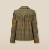 FRANCINE | Mustard Check Jacket