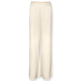 THYSSEN | Ecru Wide-Leg Trousers