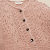 CLAIRE | Blush Pink Mohair Wool Knit Sweater