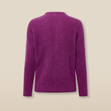 CLAIRE | Fuchsia Mohair Wool Knit Sweater