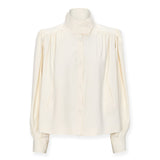 LEMON | Ecru High-Neck Jacket