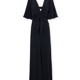 GINEVRA | Black Silk Maxi Dress