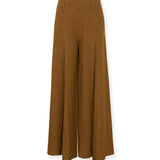 CAVERNI | 100% linen camel trousers