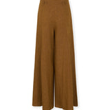 CAVERNI | 100% linen camel trousers