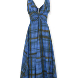 LILA | Lila 100% Cotton Midi Dress in Printed fabric
